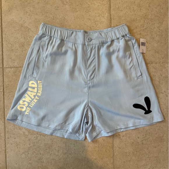 Oswald The Lucky Rabbit Light Blue Shorts - Picture 1 of 6